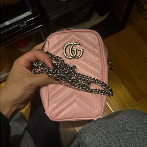 Gucci Pink Mini Quilted Bag